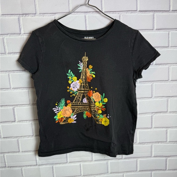 Old Navy Black and Yellow Short Sleeve Tee/size XL - Picture 1 of 7